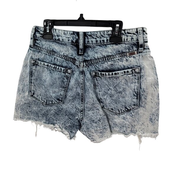 KanCan Distressed Stone Washed Denim Shorts Womens Size 5/26 - Picture 2 of 6